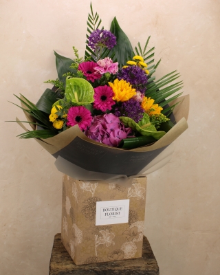 The 'Summer Tropics' Box Bouquet Sympathy