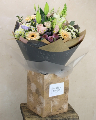 The 'Soft Pastel' Box Bouquet   Sympathy