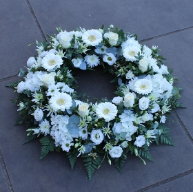 The 'White' Florists Choice Wreath