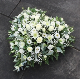 The 'White' Mixed Flower Heart