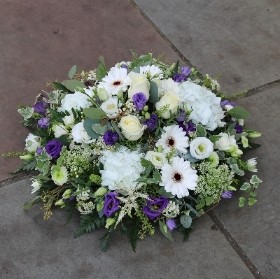 The 'Purple & White' Woodland Posy