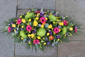 The 'Vibrant' Florists Choice Coffin Spray