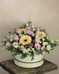 The 'Soft Pastels' Hat box Anniversary & Romance